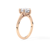 Cushion Solitaire Lab Grown Diamond Engagement Ring
