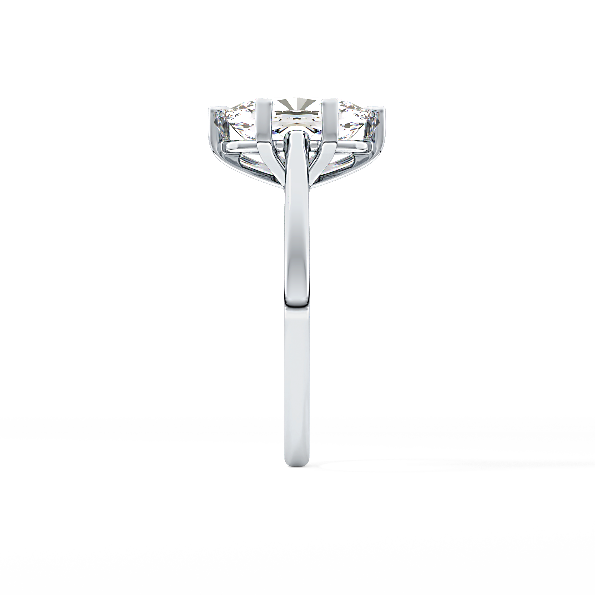 Cushion Solitaire Lab Grown Diamond Engagement Ring