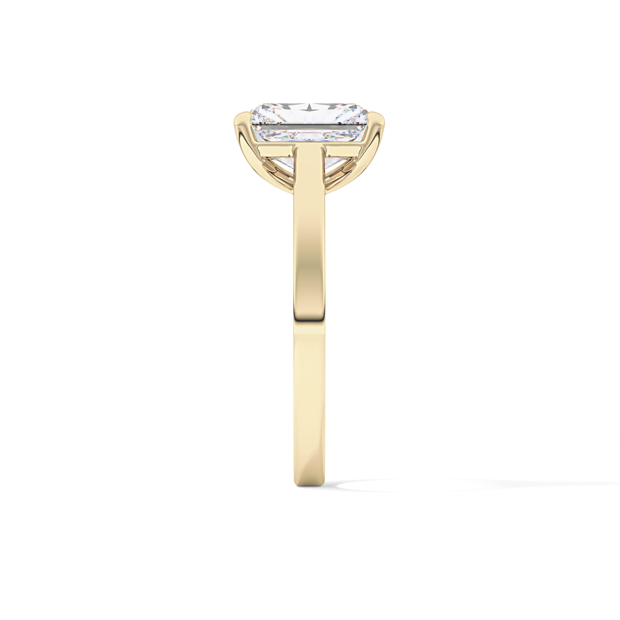 Radiant Solitaire Lab Grown Diamond Engagement Ring