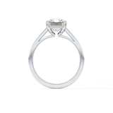 Radiant Solitaire Lab Grown Diamond Engagement Ring