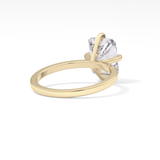 Radiant Solitaire Lab Grown Diamond Engagement Ring