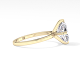 Radiant Solitaire Lab Grown Diamond Engagement Ring