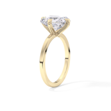 Radiant Solitaire Lab Grown Diamond Engagement Ring