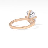 Radiant Solitaire Lab Grown Diamond Engagement Ring