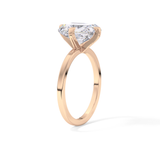 Radiant Solitaire Lab Grown Diamond Engagement Ring