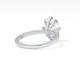 Radiant Solitaire Lab Grown Diamond Engagement Ring