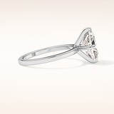 3.45 CT Radiant Shaped Solitaire Moissanite Engagement Ring
