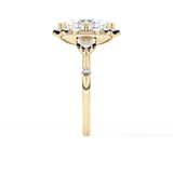 Cushion Halo Lab Grown Diamond Engagement Ring