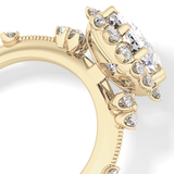 Cushion Halo Lab Grown Diamond Engagement Ring