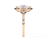Cushion Halo Lab Grown Diamond Engagement Ring