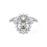 Cushion Halo Lab Grown Diamond Engagement Ring