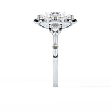 Cushion Halo Lab Grown Diamond Engagement Ring