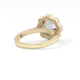 Round Halo Lab Grown Diamond Engagement Ring
