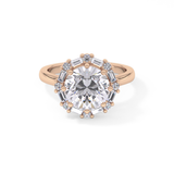 Round Halo Lab Grown Diamond Engagement Ring