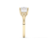 Princess Three Stone Lab Grown Diamond Engagement Ring