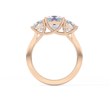 Princess Three Stone Lab Grown Diamond Engagement Ring