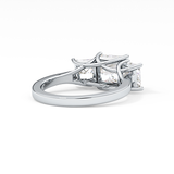 Princess Three Stone Lab Grown Diamond Engagement Ring