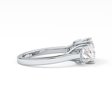 Princess Three Stone Lab Grown Diamond Engagement Ring