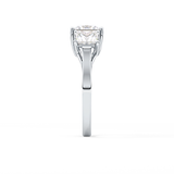 Princess Three Stone Lab Grown Diamond Engagement Ring