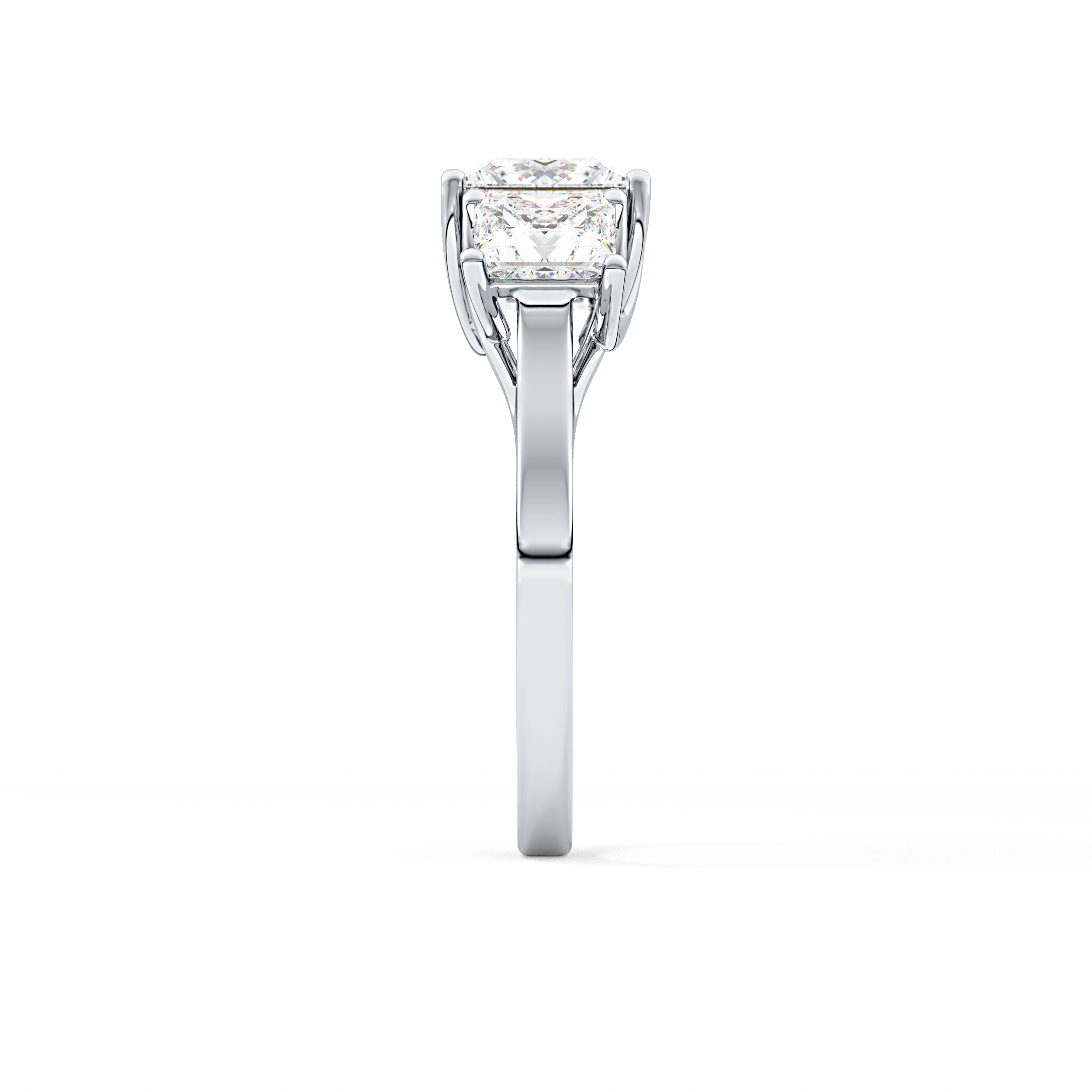 Princess Three Stone Lab Grown Diamond Engagement Ring