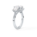 Princess Three Stone Lab Grown Diamond Engagement Ring