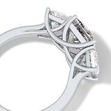 Princess Three Stone Lab Grown Diamond Engagement Ring