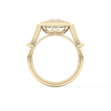 Emerald ClusterLab Grown Diamond Engagement Ring