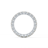 Full Eternity Wedding Band with 3.8 TCW Oval Cut Moissanite – Yellow, White, or Rose Gold