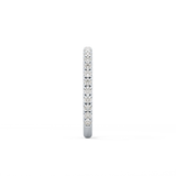 Half Eternity Wedding Band with 0.46 TCW Round Cut Moissanite – Yellow, White, or Rose Gold