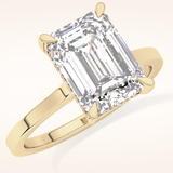 1.23 TCW Round & Baguette Shaped Moissanite Full Eternity Wedding Band