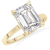 Full Eternity Wedding Band with 1.23 TCW Round & Baguette Cut Moissanite – Yellow, White, or Rose Gold