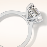 1.23 TCW Round & Baguette Shaped Moissanite Full Eternity Wedding Band