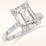 1.23 TCW Round & Baguette Shaped Moissanite Full Eternity Wedding Band