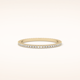 0.20 TCW Round Shaped Moissanite Full Eternity Wedding Band