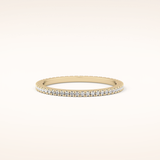 0.20 TCW Round Shaped Moissanite Full Eternity Wedding Band
