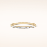 0.20 TCW Round Shaped Moissanite Full Eternity Wedding Band