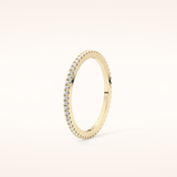 0.20 TCW Round Shaped Moissanite Full Eternity Wedding Band