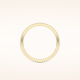 0.20 TCW Round Shaped Moissanite Full Eternity Wedding Band