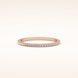 0.20 TCW Round Shaped Moissanite Full Eternity Wedding Band
