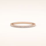0.20 TCW Round Shaped Moissanite Full Eternity Wedding Band