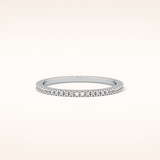 0.20 TCW Round Shaped Moissanite Full Eternity Wedding Band