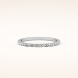 0.20 TCW Round Shaped Moissanite Full Eternity Wedding Band