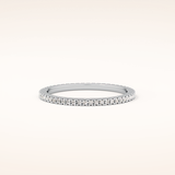 0.20 TCW Round Shaped Moissanite Full Eternity Wedding Band