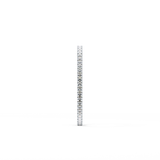 Full Eternity Wedding Band with 0.20 TCW Round Cut Moissanite – Yellow, White, or Rose Gold