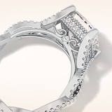 0.20 TCW Round Shaped Moissanite Full Eternity Wedding Band