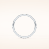 0.20 TCW Round Shaped Moissanite Full Eternity Wedding Band