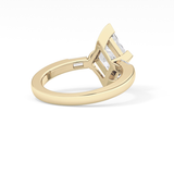 Kite Three Stone Lab Grown Diamond Engagement Ring