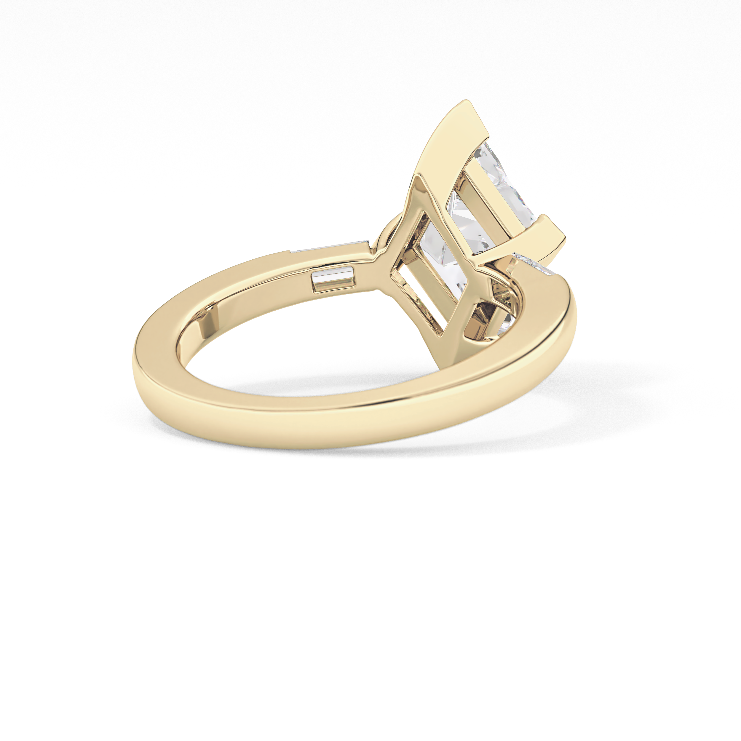 Kite Three Stone Lab Grown Diamond Engagement Ring