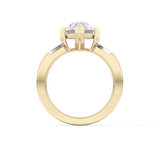 Kite Three Stone Lab Grown Diamond Engagement Ring
