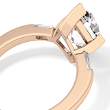 Kite Three Stone Lab Grown Diamond Engagement Ring